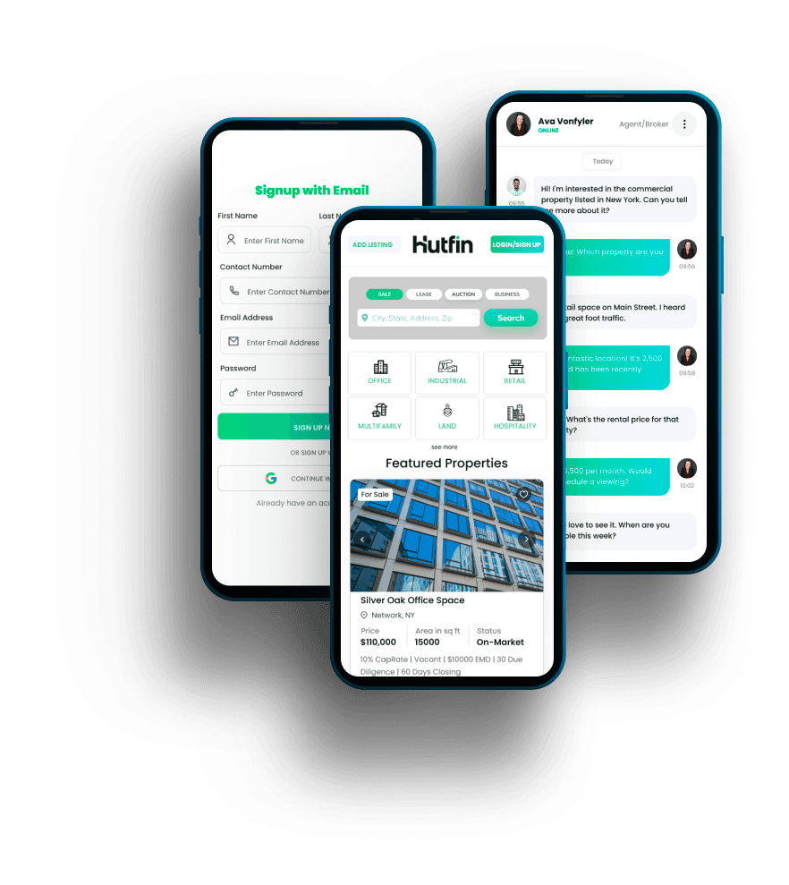 Hutfin Mobile App